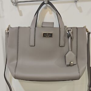 Kate Spade Light Gray Satchel